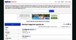 Desktop Screenshot of cahappyhours.com